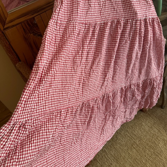 Red white gingham dress. SALE!!! - Picture 6 of 8
